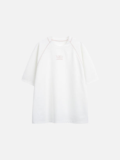 Stylized Oval Graphic Tee