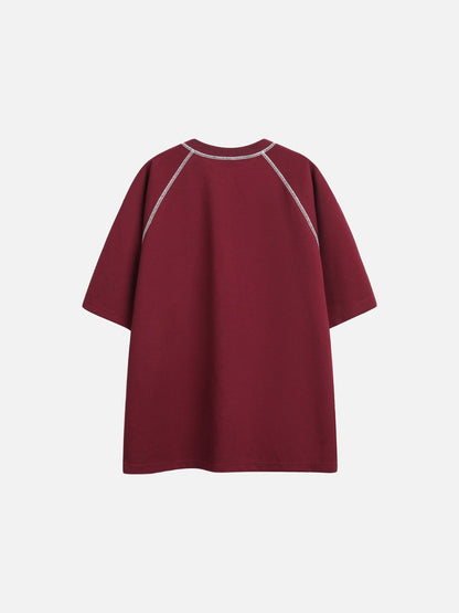 Stylized Oval Graphic Tee