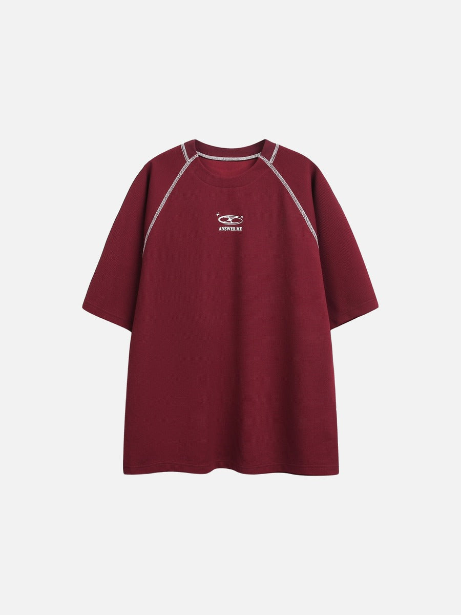 Stylized Oval Graphic Tee