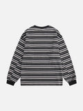 Striped Oversized Long-Sleeve Tee
