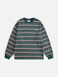 Striped Oversized Long-Sleeve Tee