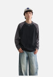 Embroidered Star Pattern Color Block T-Shirt