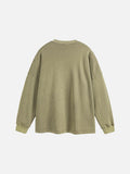 Tonal Flame Graphic Oversized Sweatshirt