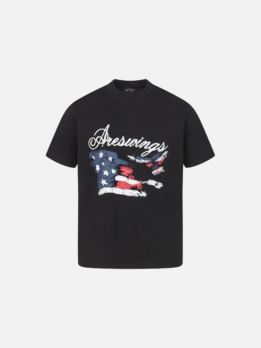 DAXUEN Areswings distressed graphic t-shirt