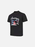 DAXUEN Areswings graphic t-shirt with American flag design