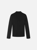 DAXUEN black asymmetric button-up long sleeve top