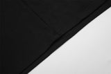 DAXUEN black asymmetric button-up long sleeve top
