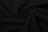 DAXUEN black asymmetric button-up long sleeve top