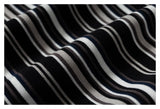 DAXUEN black and white asymmetric stripe oversized long sleeve top