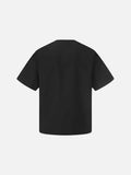 DAXUEN Asymmetrical button detail short-sleeved t-shirt