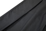 DAXUEN dark grey asymmetrical button-front wide-leg culottes