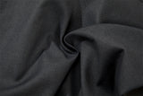 DAXUEN dark grey asymmetrical button-front wide-leg culottes