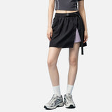 DAXUEN Women's asymmetrical mini skort