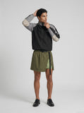 DAXUEN Women's asymmetrical mini skort — model photo