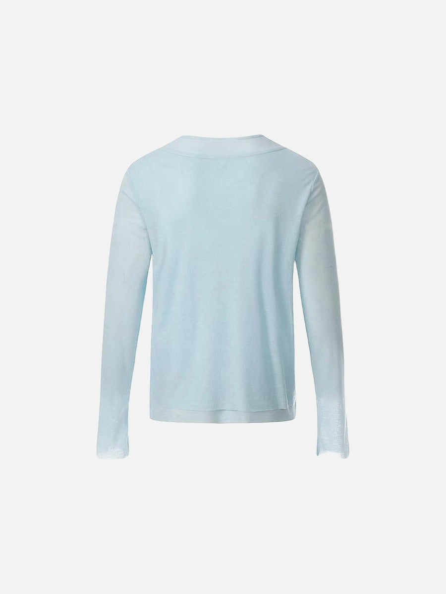 DAXUEN Long-sleeved tee with doberman graphic