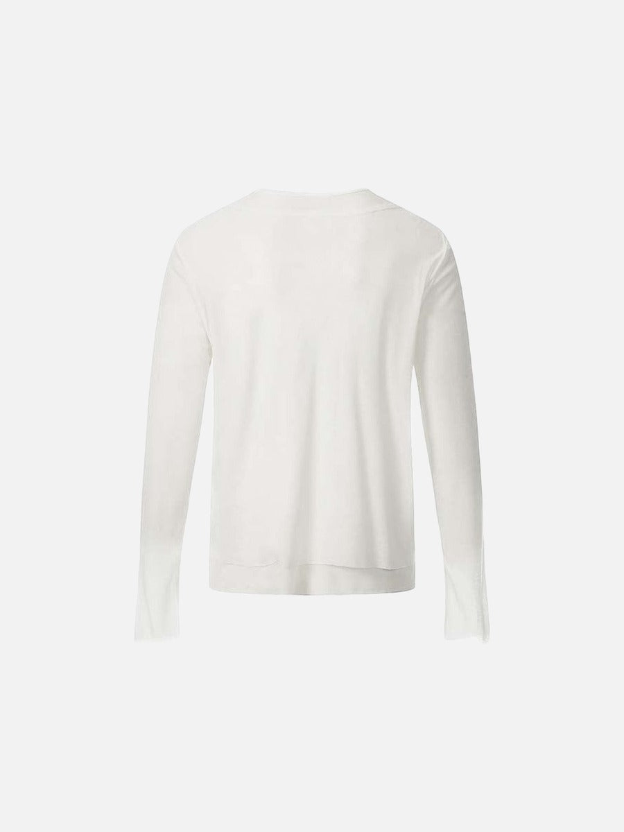 DAXUEN Long-sleeved tee with doberman graphic
