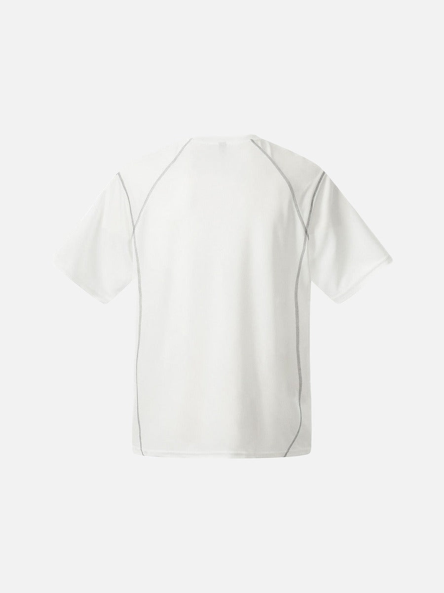 DAXUEN Athletic Energy Graphic T-Shirt with numeral and text graphics