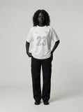 DAXUEN Short-sleeved crew-neck T-shirt with sports jersey style — model photo