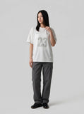 DAXUEN Short-sleeved crew-neck T-shirt with sports jersey style — model photo