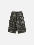Faded Camo Cargo Shorts for Men