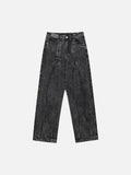 DAXUEN Men's baggy acid-wash denim jeans