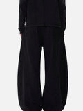 DAXUEN Women's black wide-leg jeans with high waist