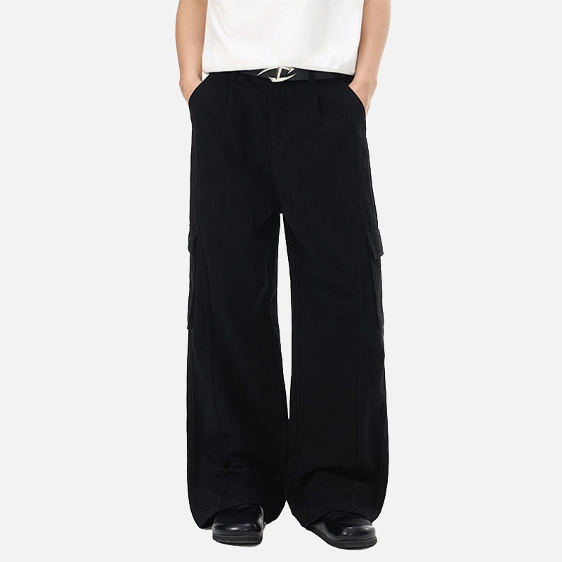 DAXUEN Men's baggy wide-leg cargo pants
