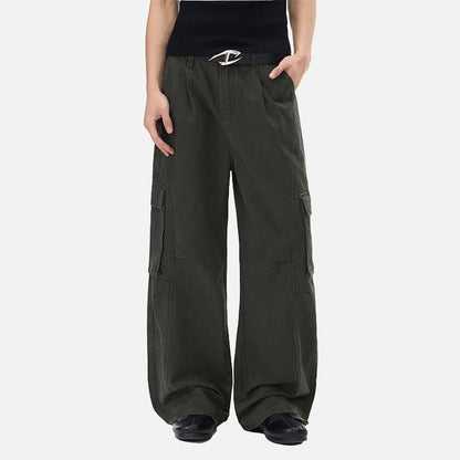 DAXUEN Men's baggy wide-leg cargo pants