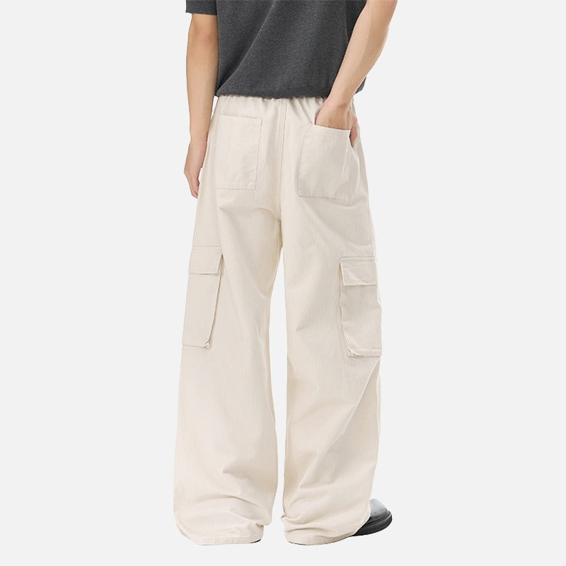 DAXUEN Men's baggy wide-leg cargo pants