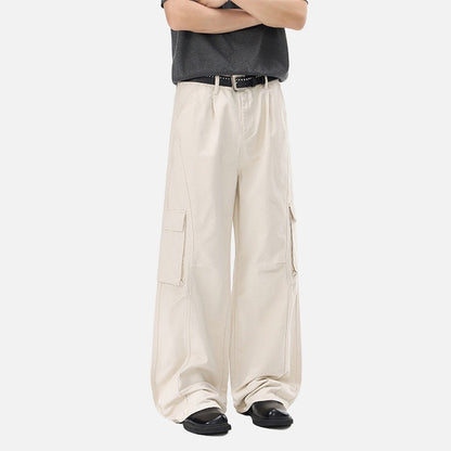 DAXUEN Men's baggy wide-leg cargo pants