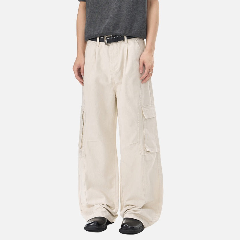 DAXUEN Men's baggy wide-leg cargo pants