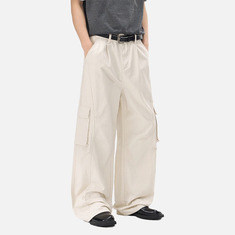 DAXUEN Men's baggy wide-leg cargo pants