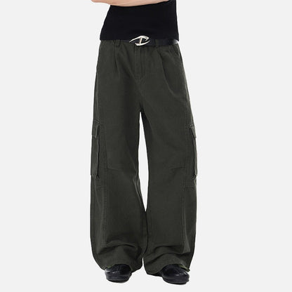 DAXUEN Men's baggy wide-leg cargo pants