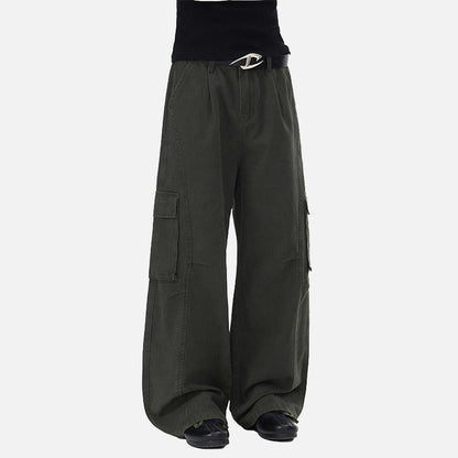 DAXUEN Men's baggy wide-leg cargo pants