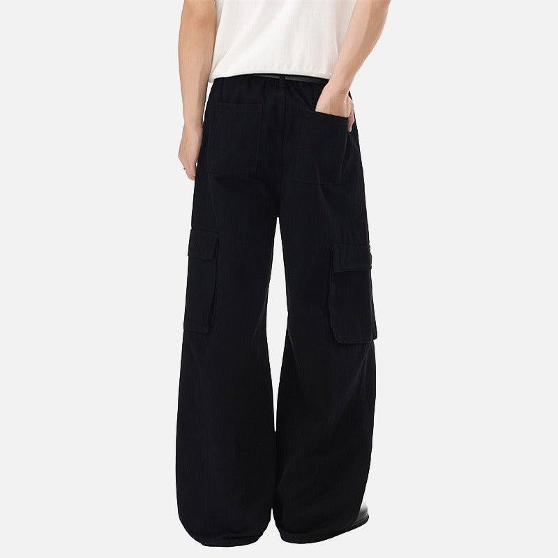 DAXUEN Men's baggy wide-leg cargo pants