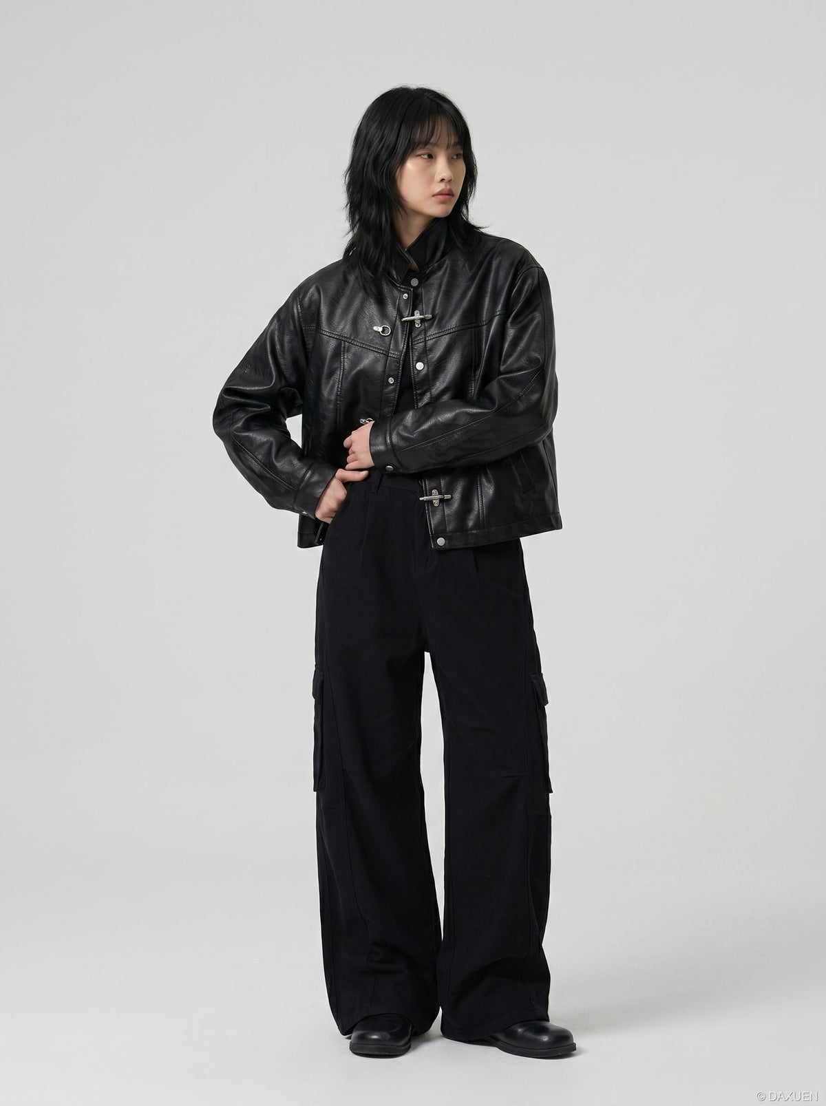 DAXUEN baggy-cargo-pants-for-men — model photo