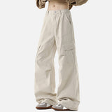 DAXUEN Loose wide-leg cargo pants in solid colors