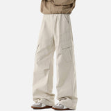DAXUEN Loose wide-leg cargo pants in solid colors