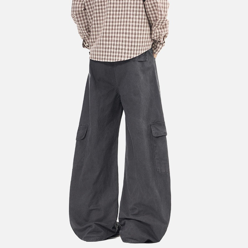 DAXUEN Loose-fitting wide-leg cargo pants