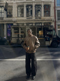 DAXUEN Loose-fitting wide-leg cargo pants — model photo