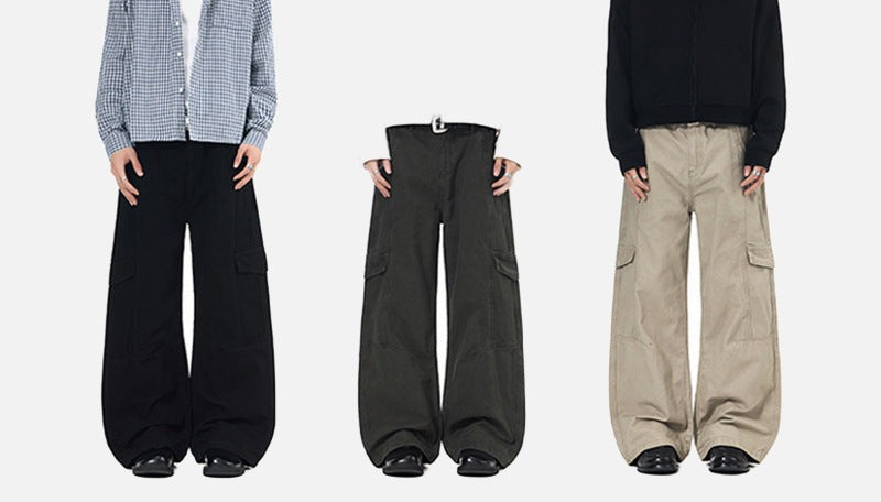 DAXUEN Loose-fitting wide-leg cargo pants