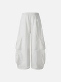 DAXUEN Wide-leg cargo pants with graphic print