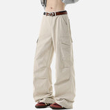 DAXUEN Wide-leg cargo pants with pockets