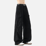 DAXUEN Wide-leg cargo pants with pockets