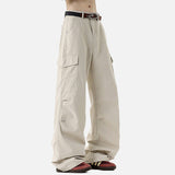 DAXUEN Wide-leg cargo pants with pockets