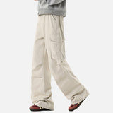 DAXUEN Wide-leg cargo pants with pockets