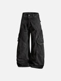 DAXUEN Baggy cargo pants with large pockets and zippers