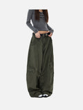 DAXUEN dark olive green oversized cargo pants