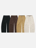 DAXUEN Baggy khaki wide-leg pants for men
