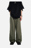 DAXUEN olive green baggy wide-leg casual pants
